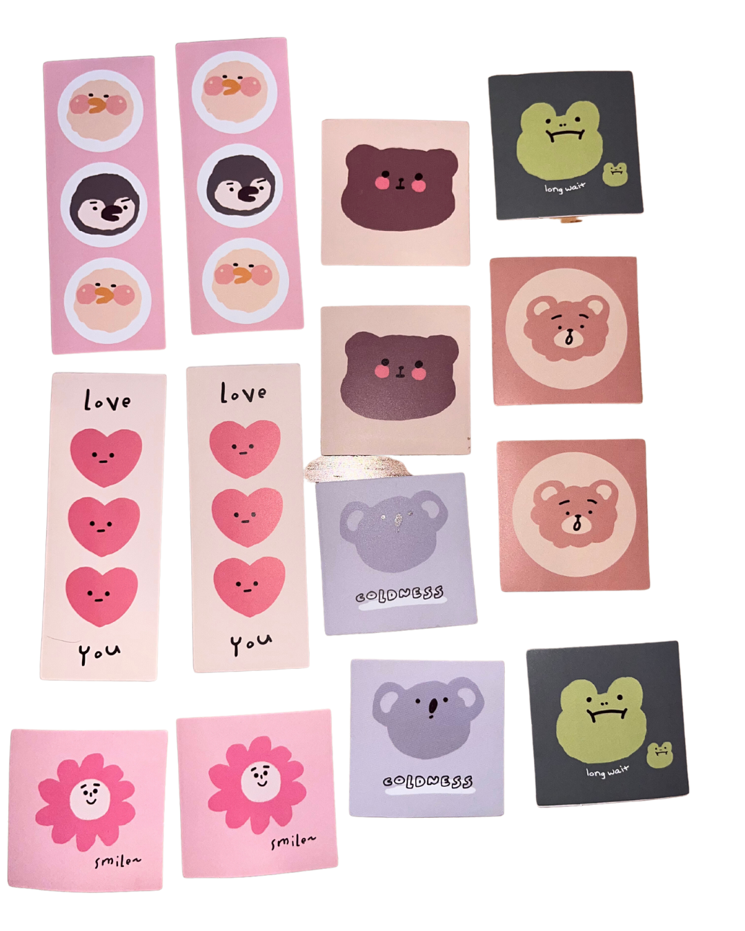 Cute Animals Sticker Pack 40pc