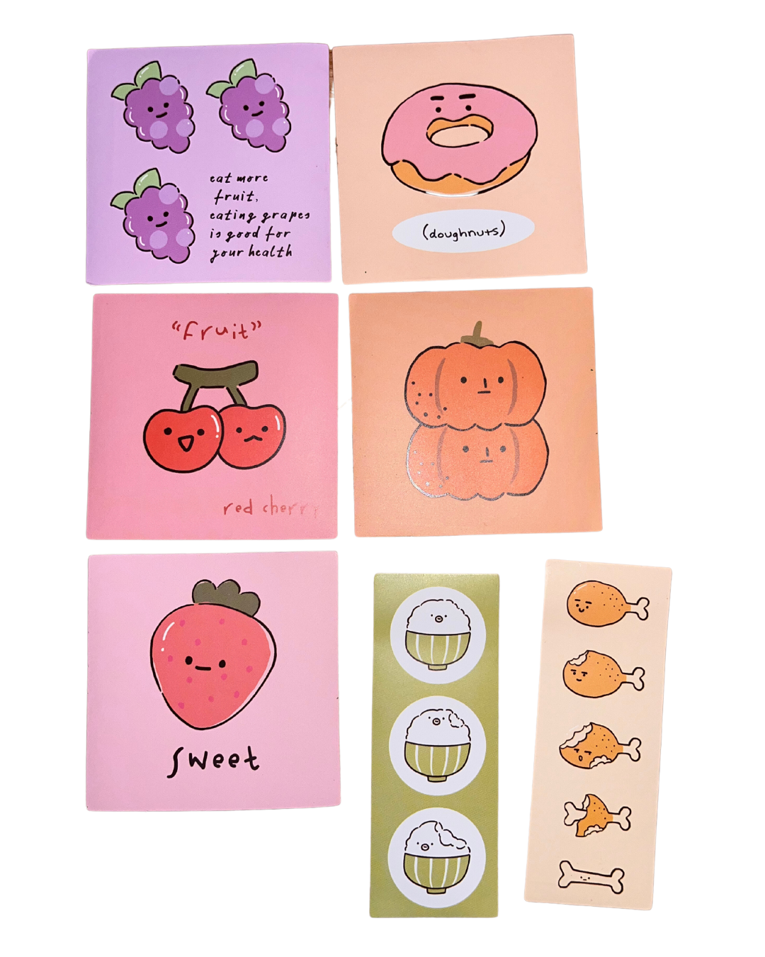 Kawaii Food Sticker Pack 40pc
