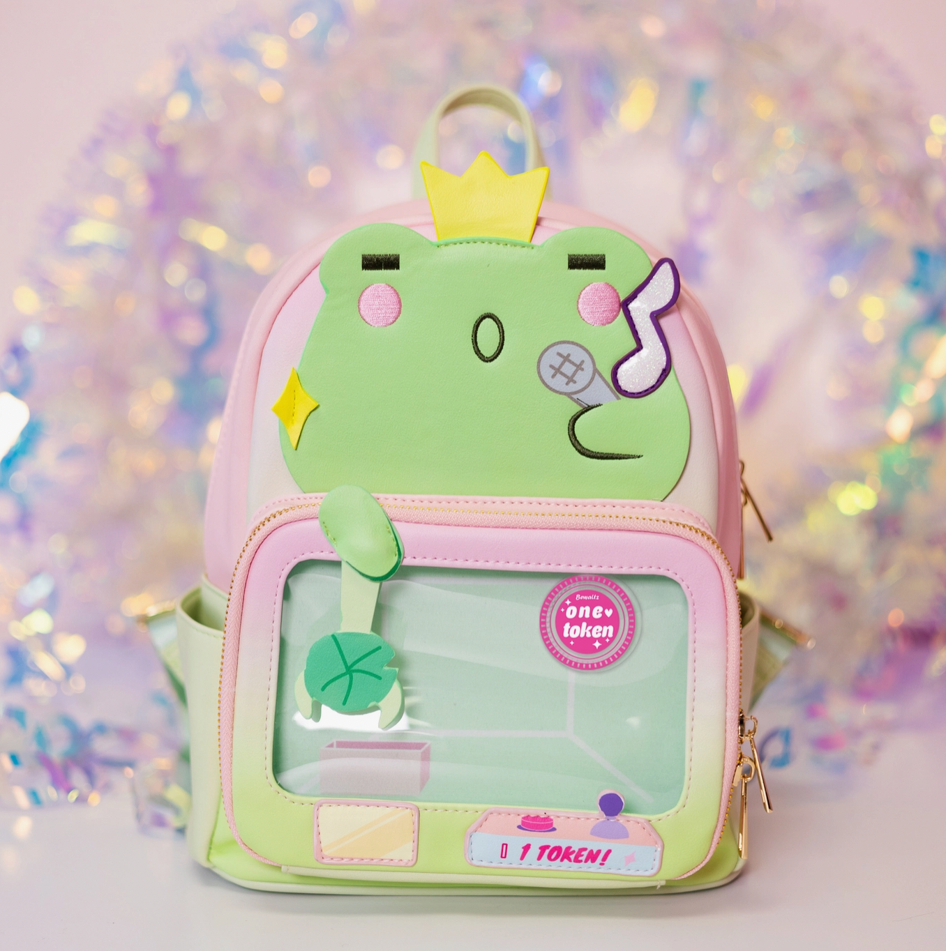 Claw Machine Pin Collector Backpack-Singing Frog