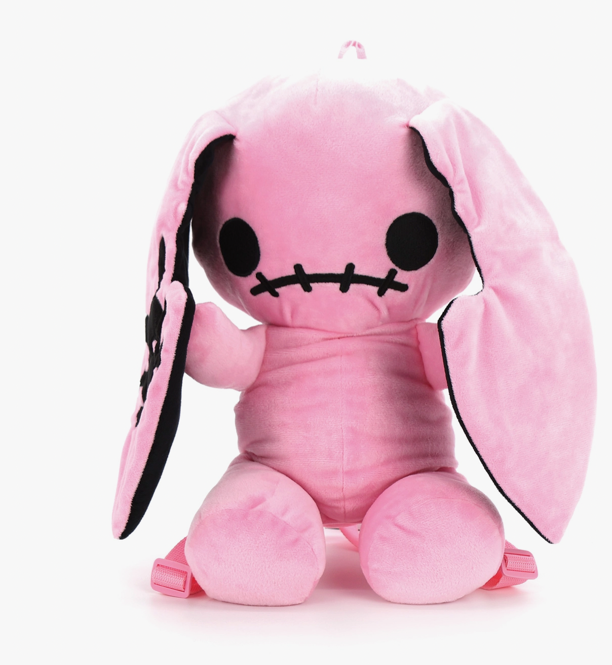 Large Creepy Bunny Stuffed Backpack