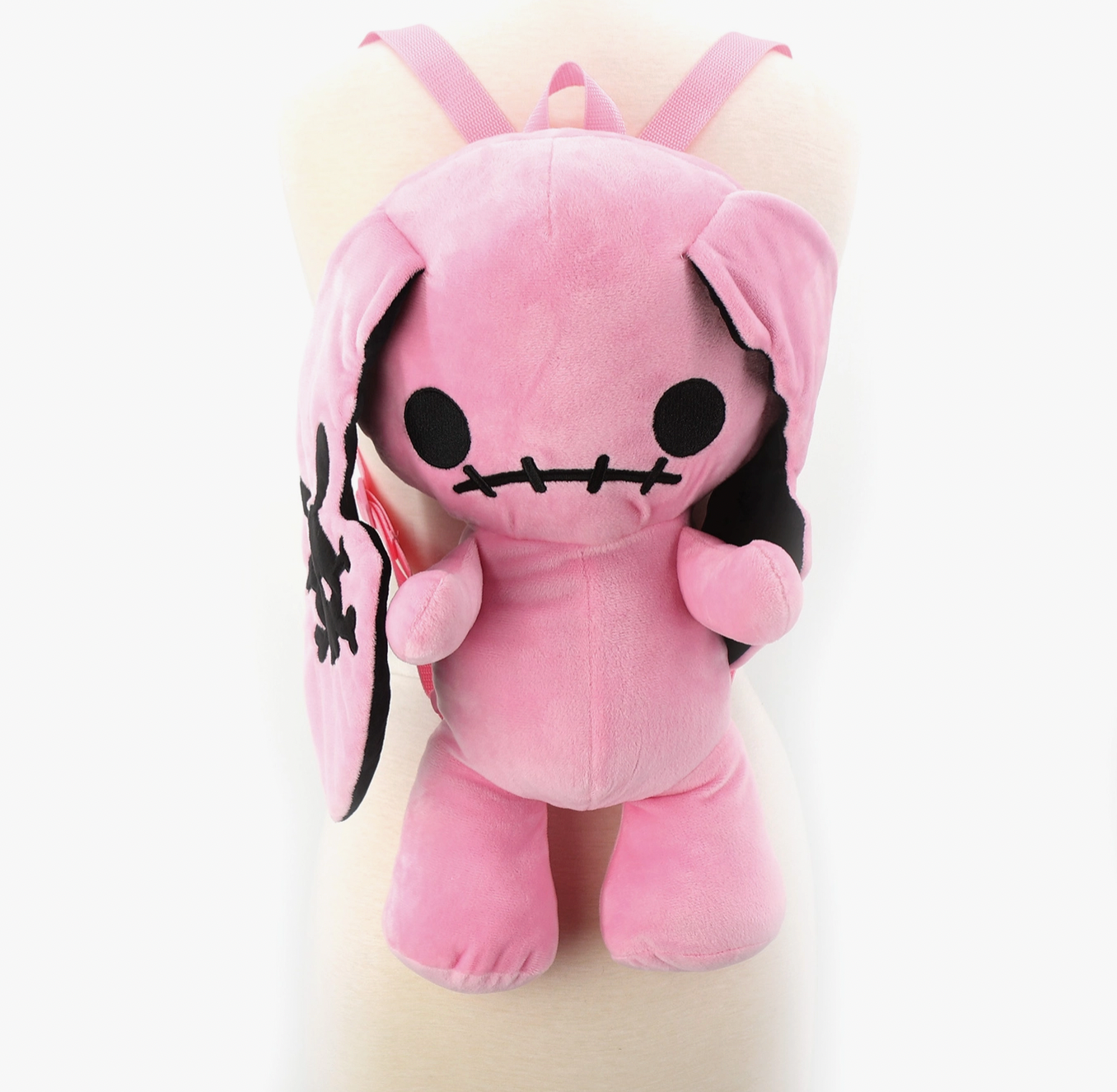 Large Creepy Bunny Stuffed Backpack
