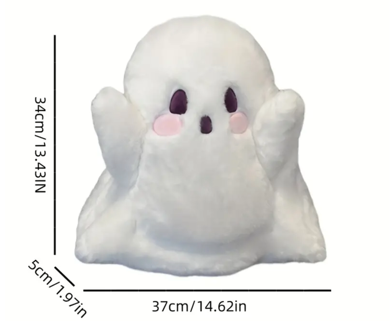 Large Ghost Plush Backpack