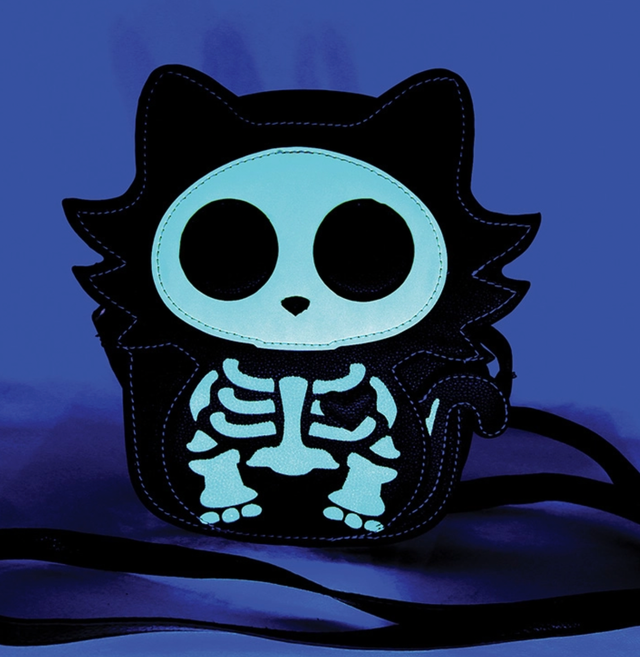Glow in the Dark Dead Kitty Crossbody