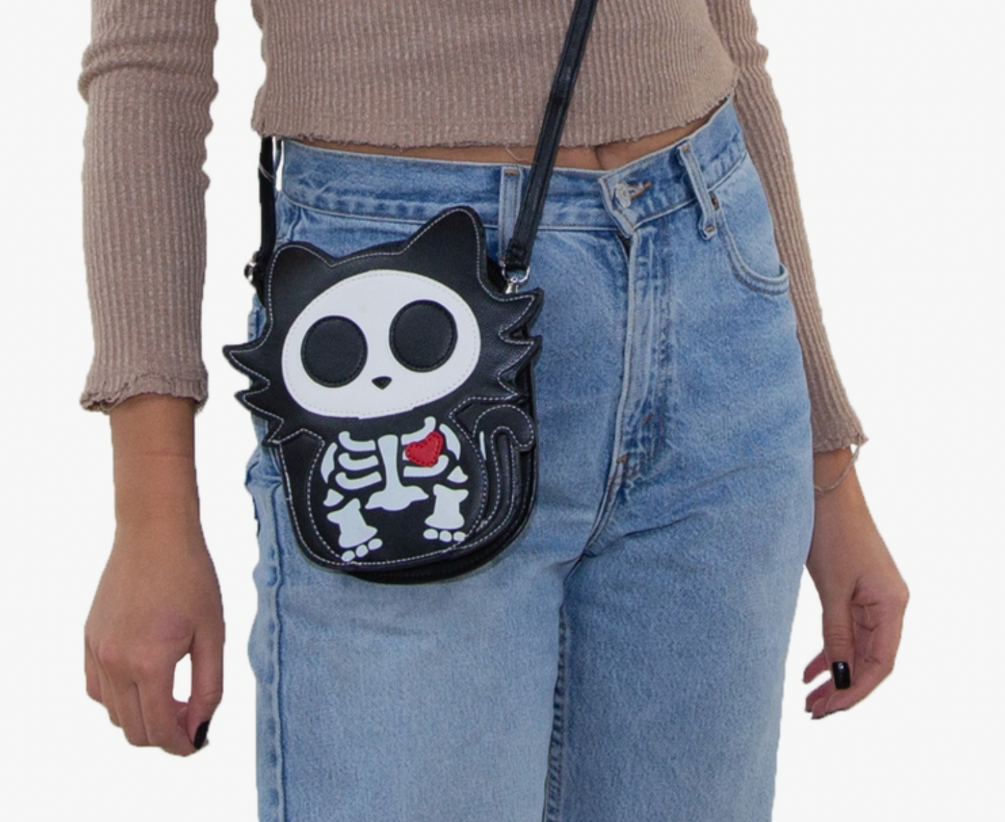 Glow in the Dark Dead Kitty Crossbody