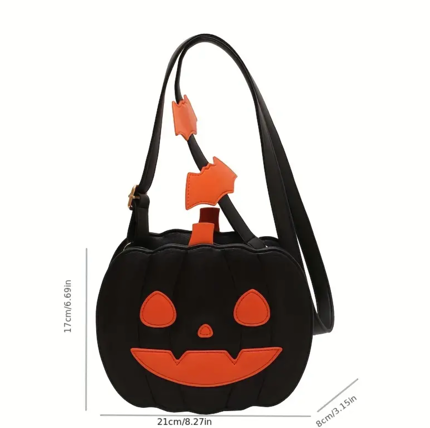 Kawaii Jack o Lantern Crossbody