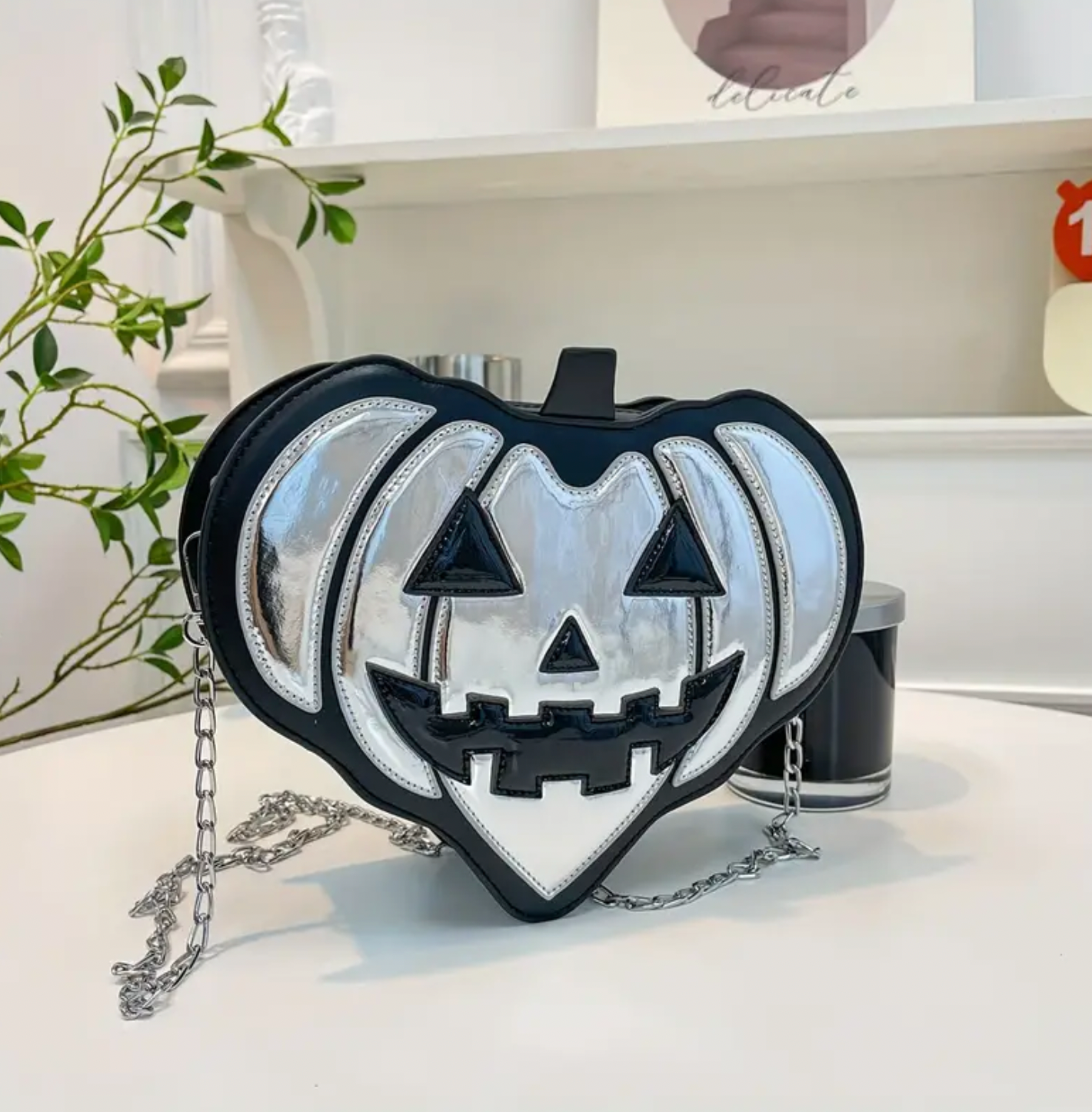 Holographic Jack-O-Lantern Pumpkin
