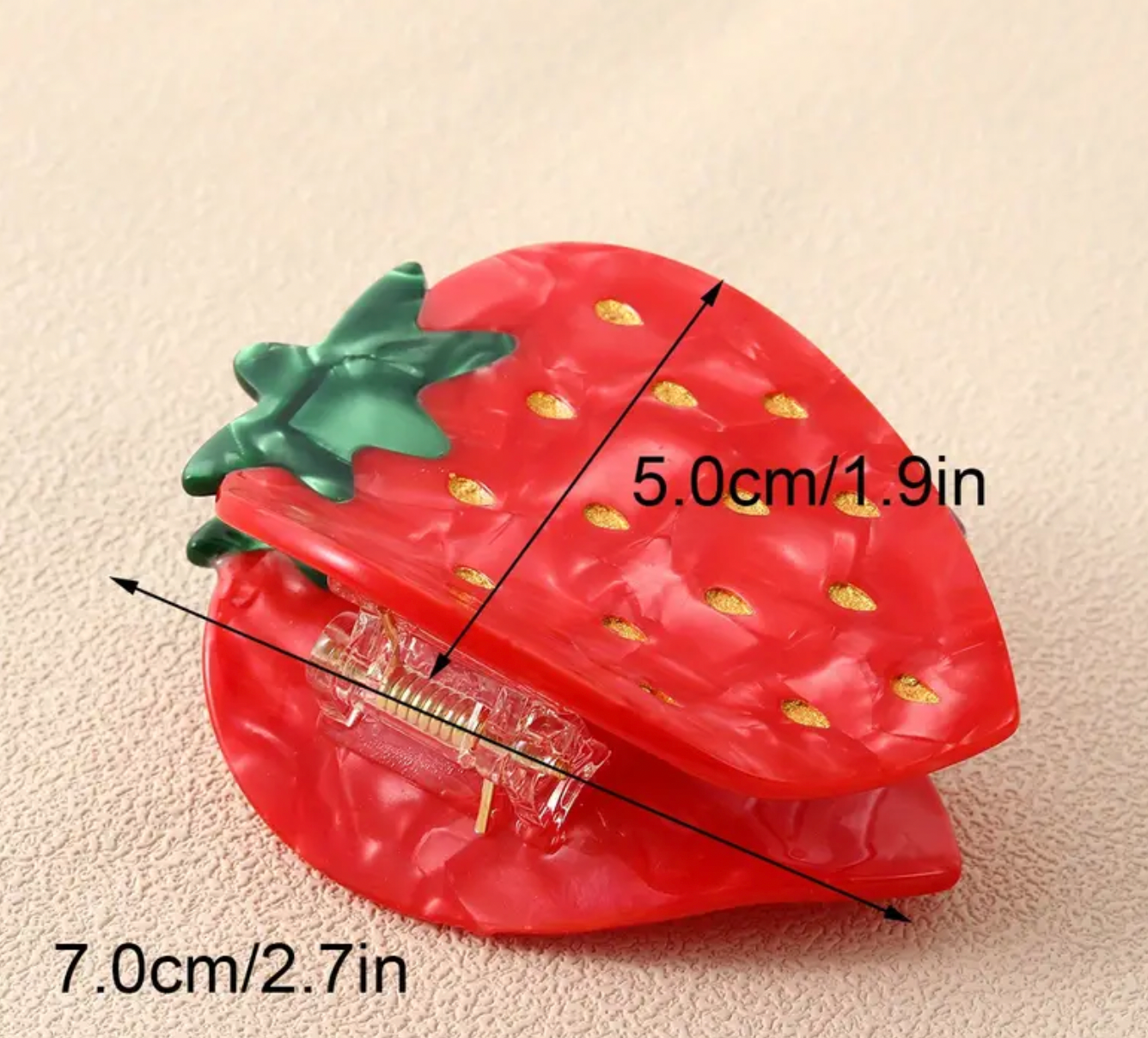 Strawberry Hair Claw