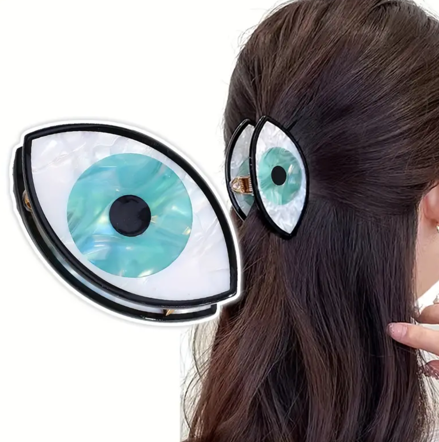 Evil Eye Hair Claw