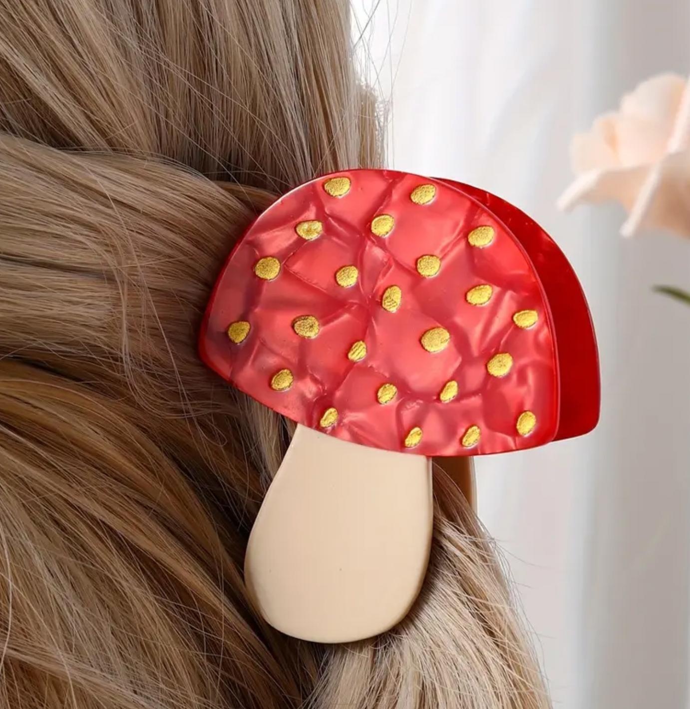 Magic Mushroom Hair Claw