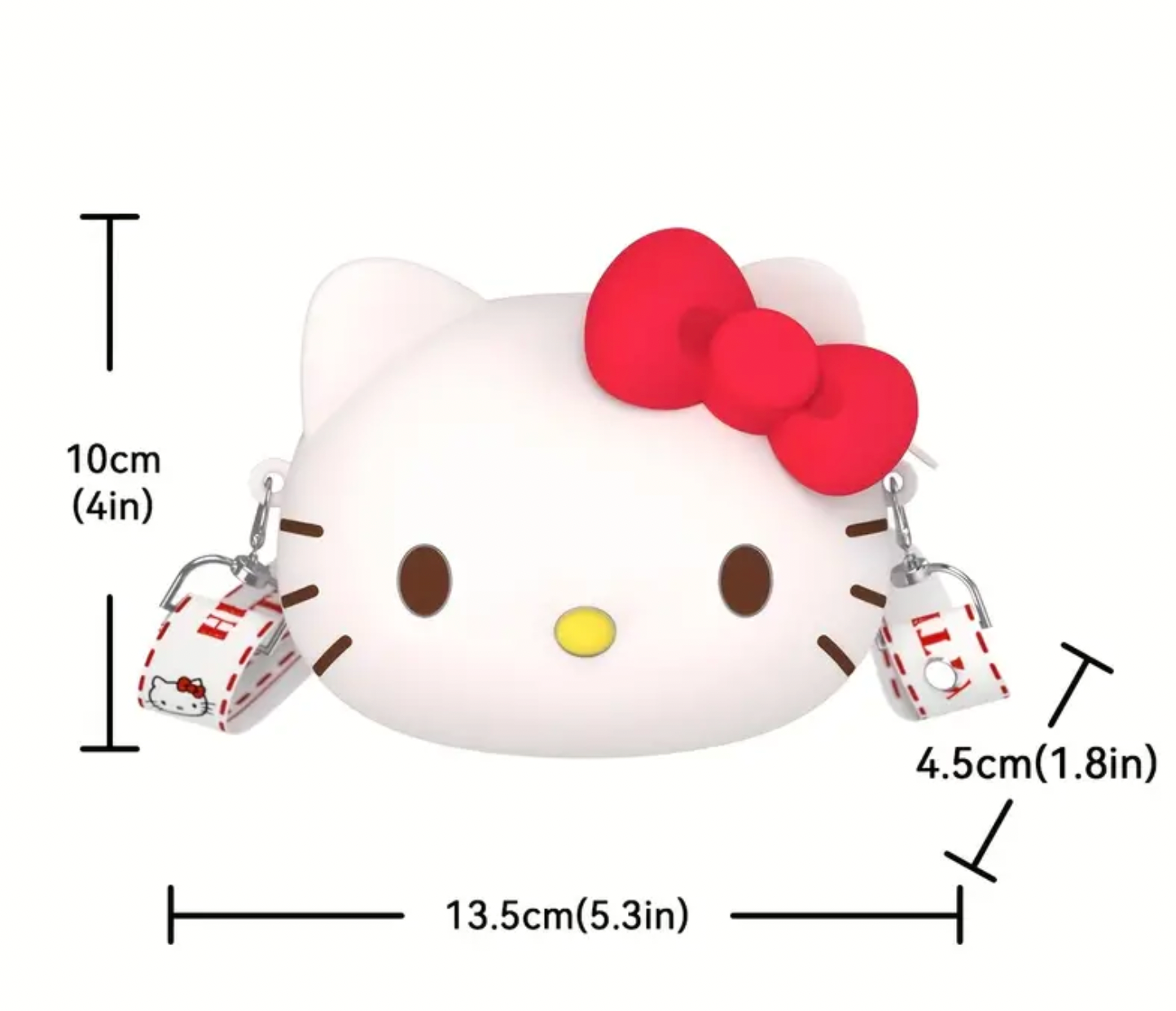 H3llo Kitty Silicone Crossbody
