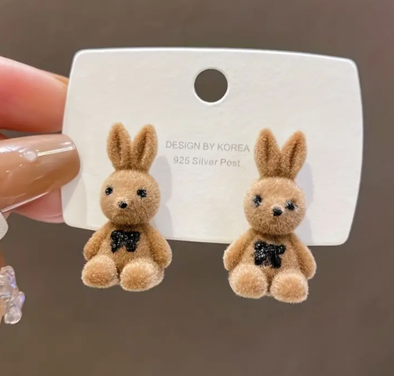 Plush Bunny/Bear Earrings