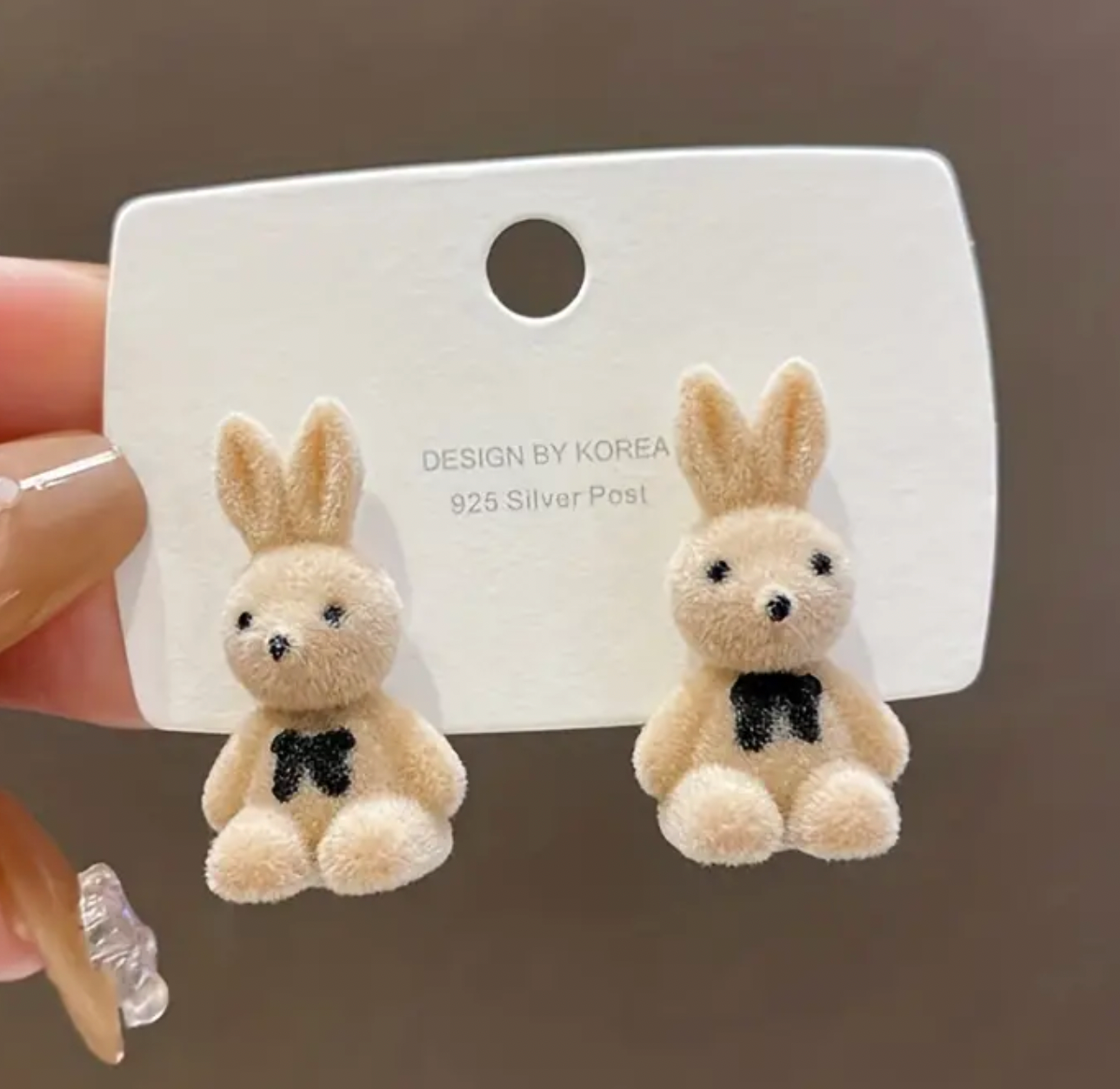 Plush Bunny/Bear Earrings