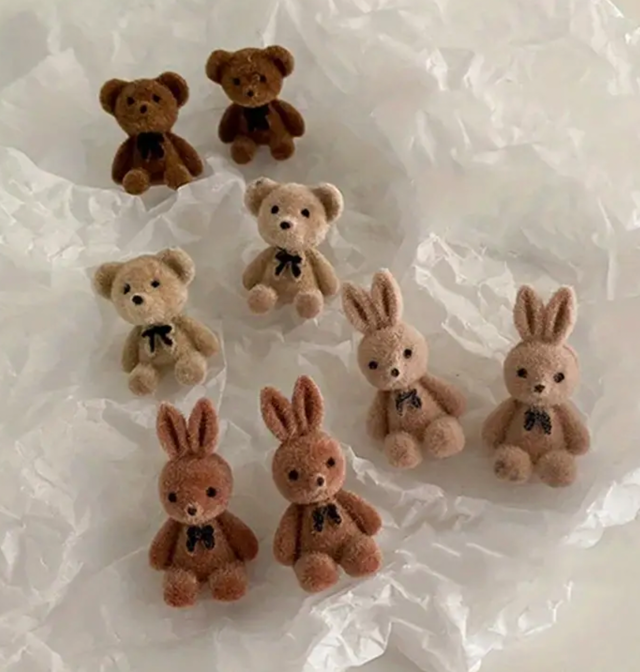 Plush Bunny/Bear Earrings