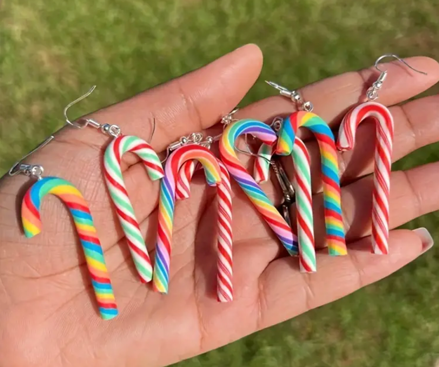 Candy Cane Earrings