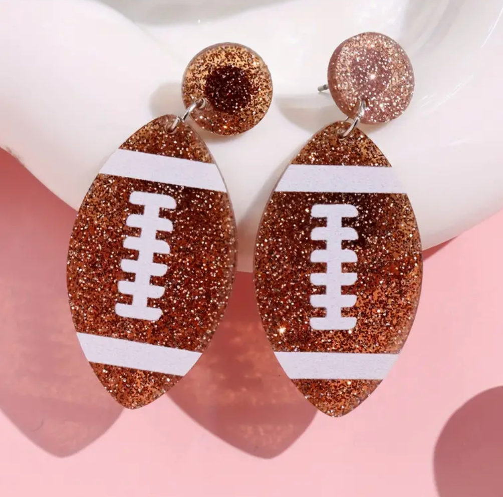 Football Earrings