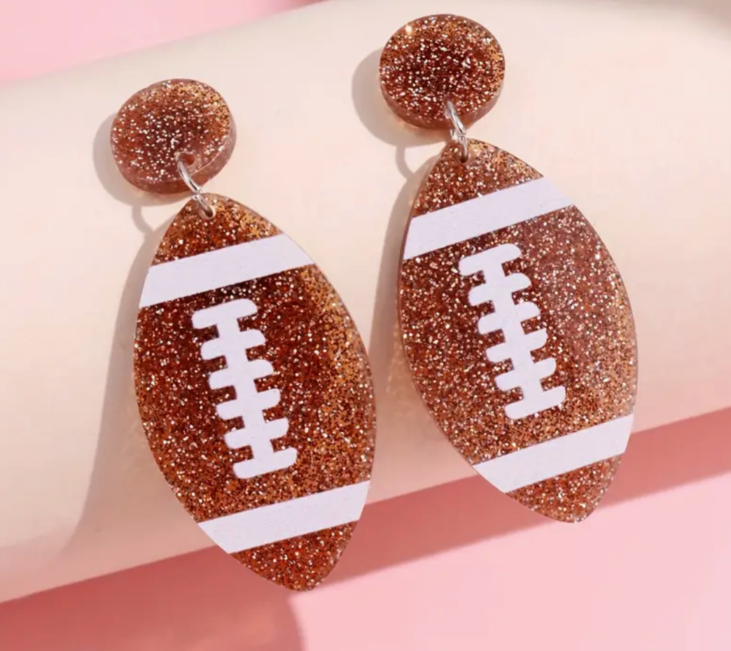 Football Earrings