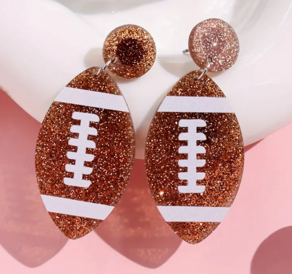 Football Earrings