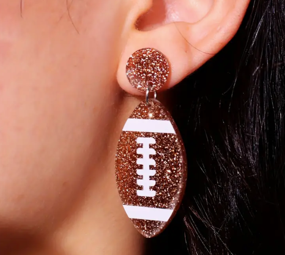 Football Earrings