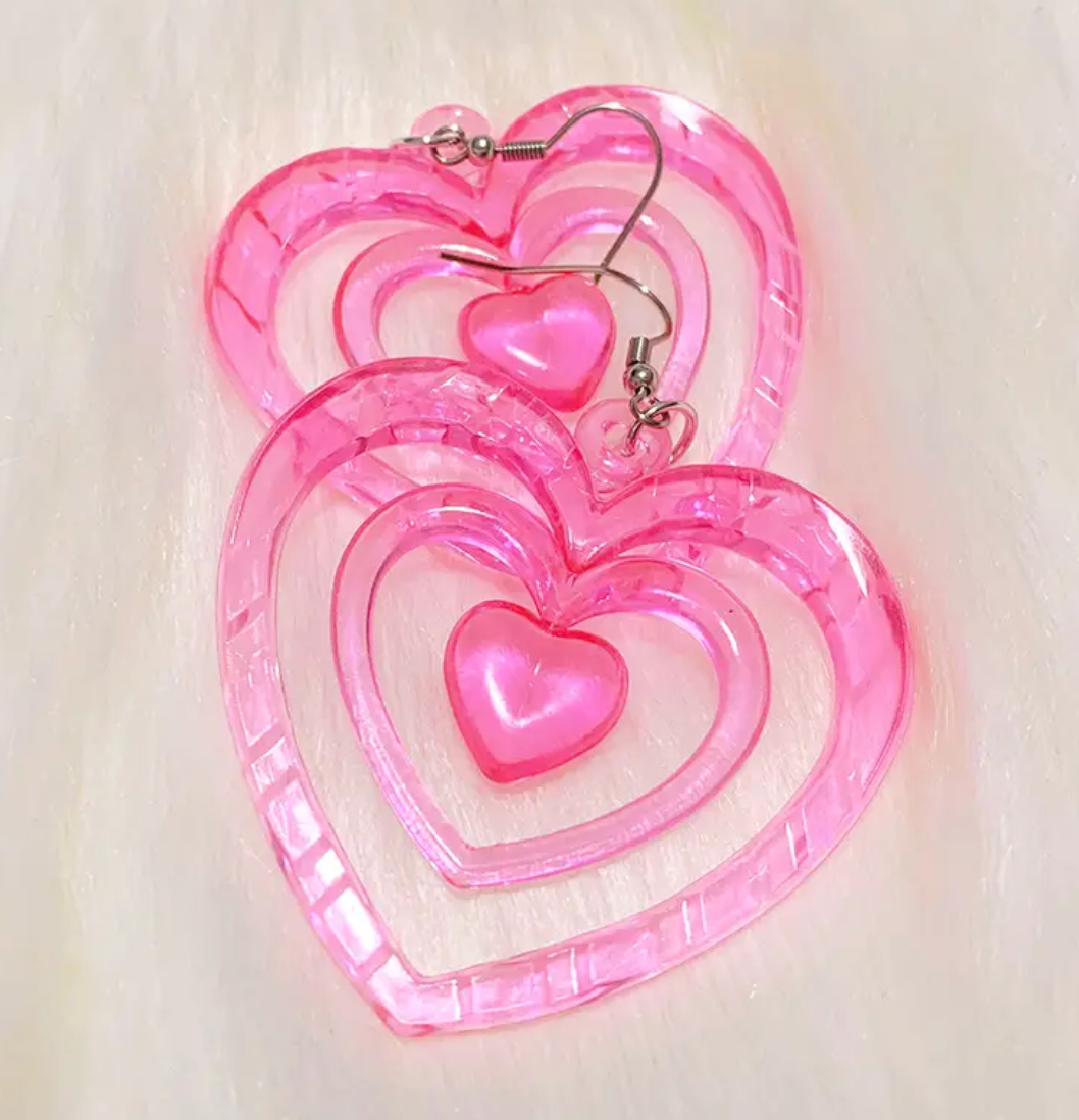 Heart Throb Large Earrings