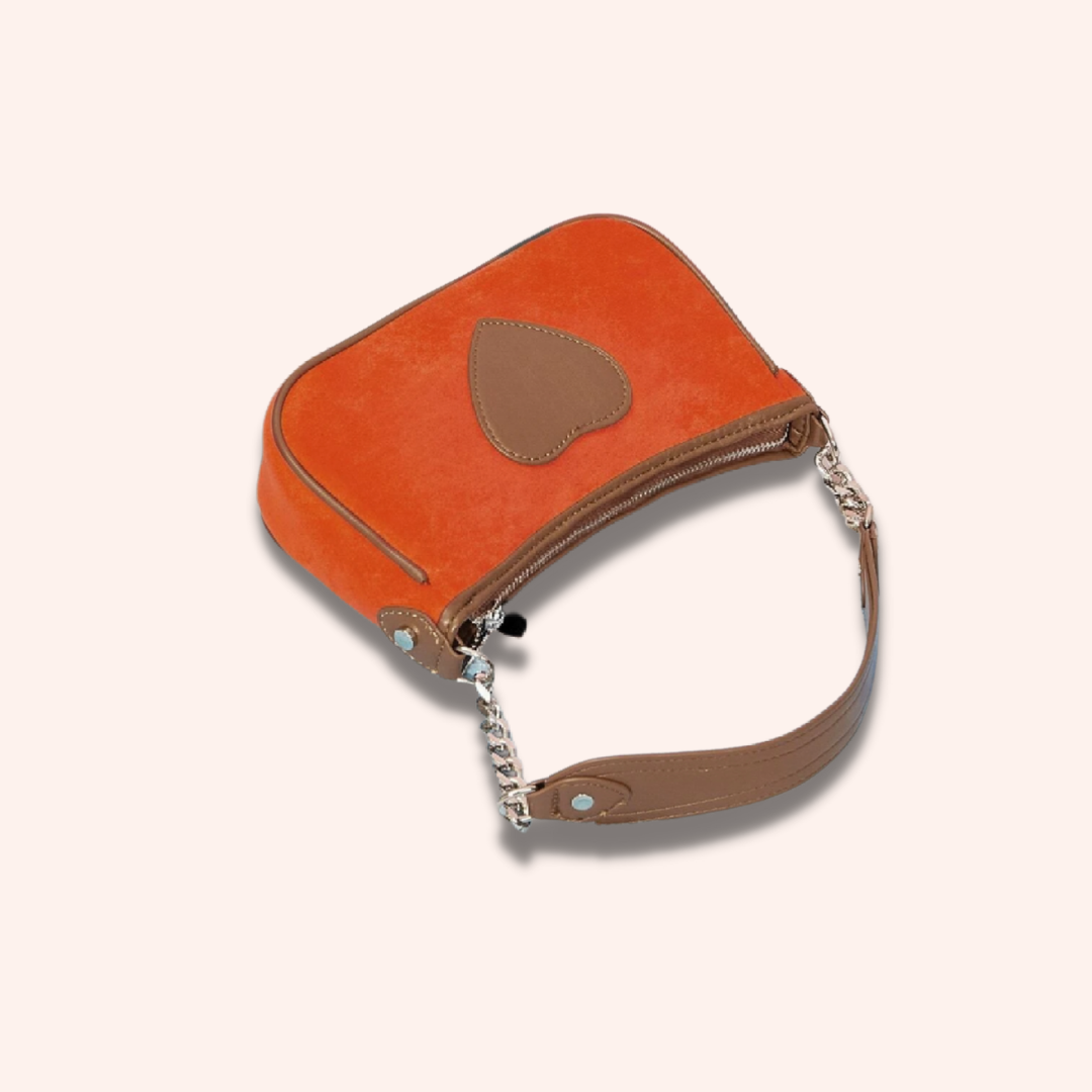 Suede Shoulder Purse