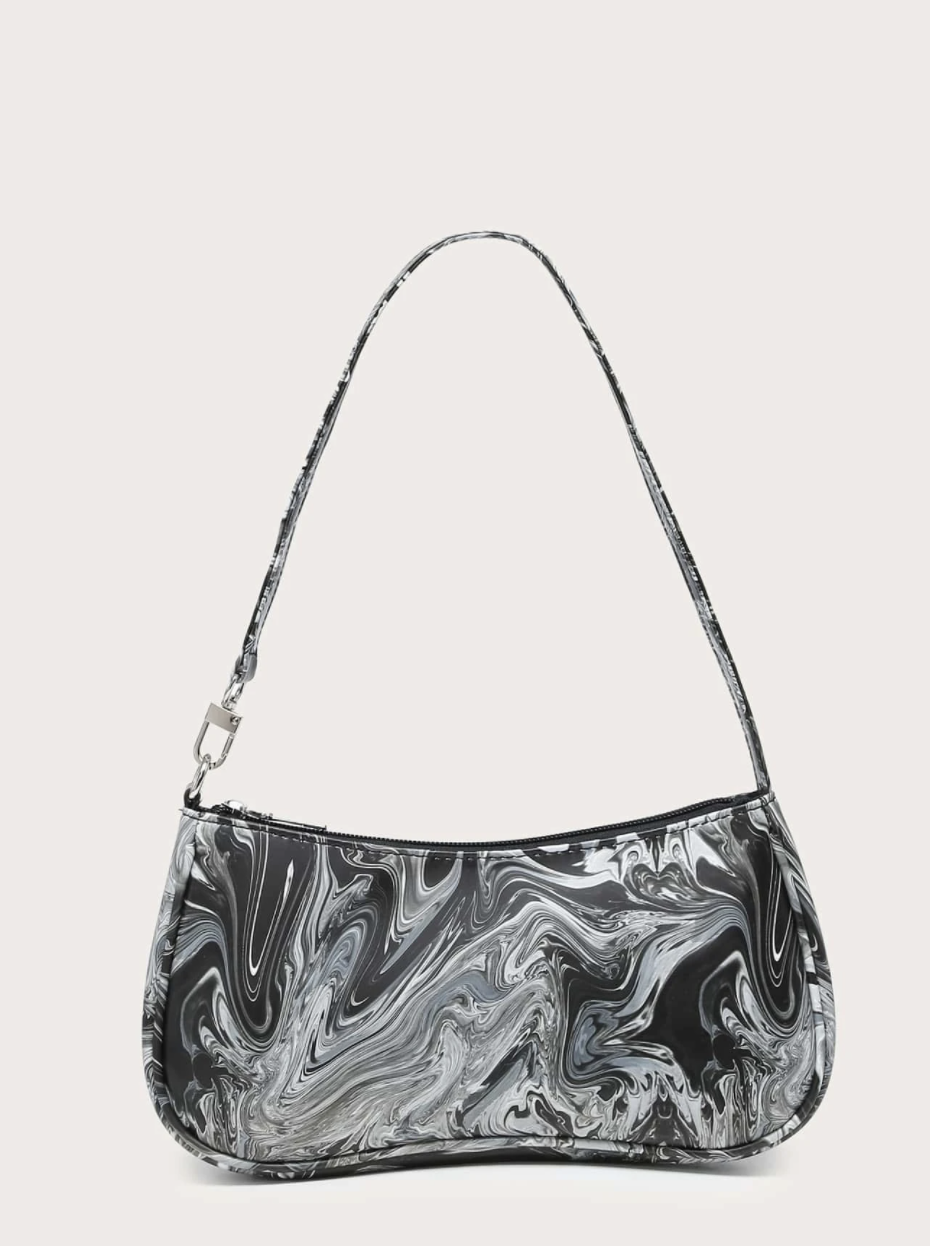 Marbled Shoulder Purse
