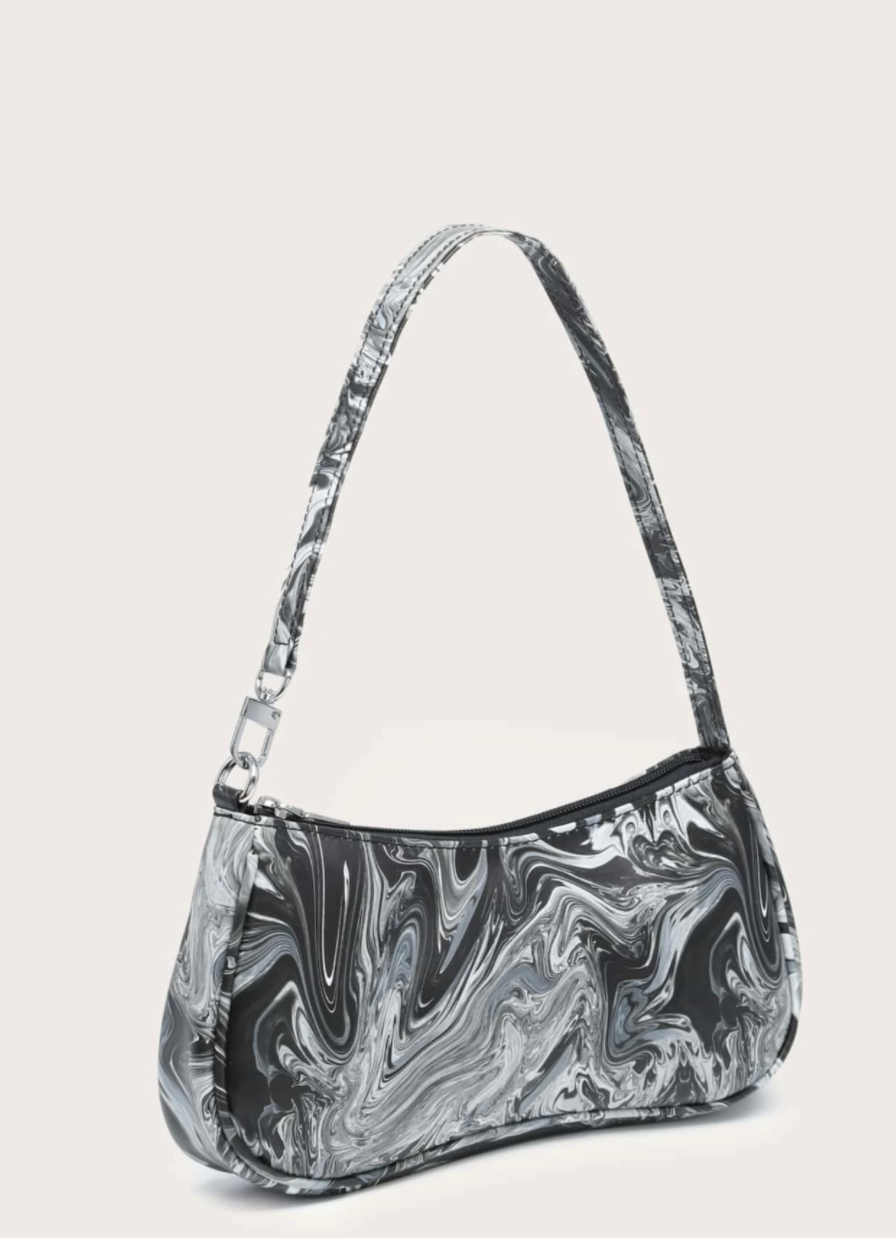 Marbled Shoulder Purse