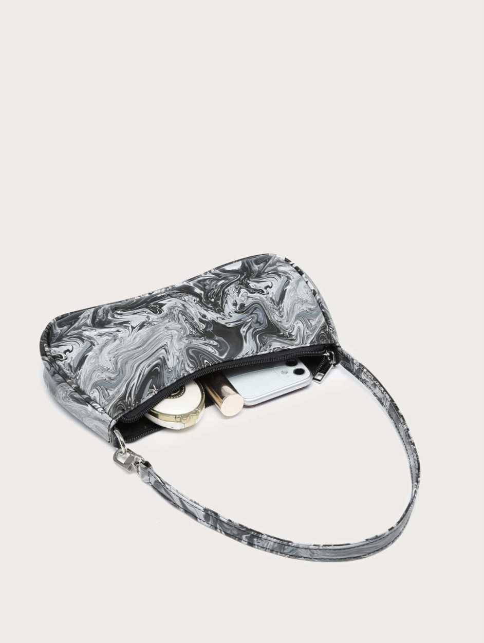 Marbled Shoulder Purse