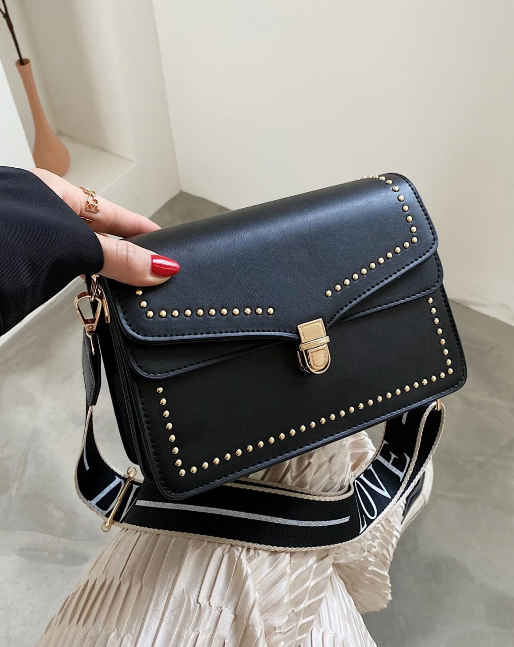 Studded Crossbody