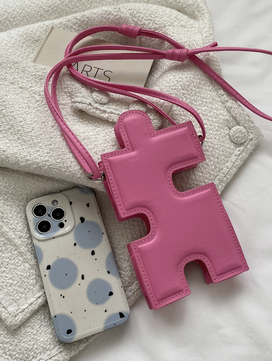 Missing Piece Phone Bag Pink