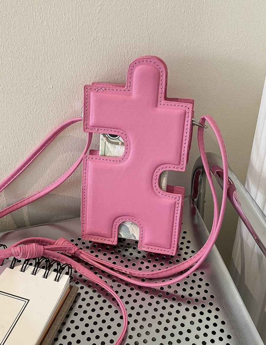 Missing Piece Phone Bag Pink