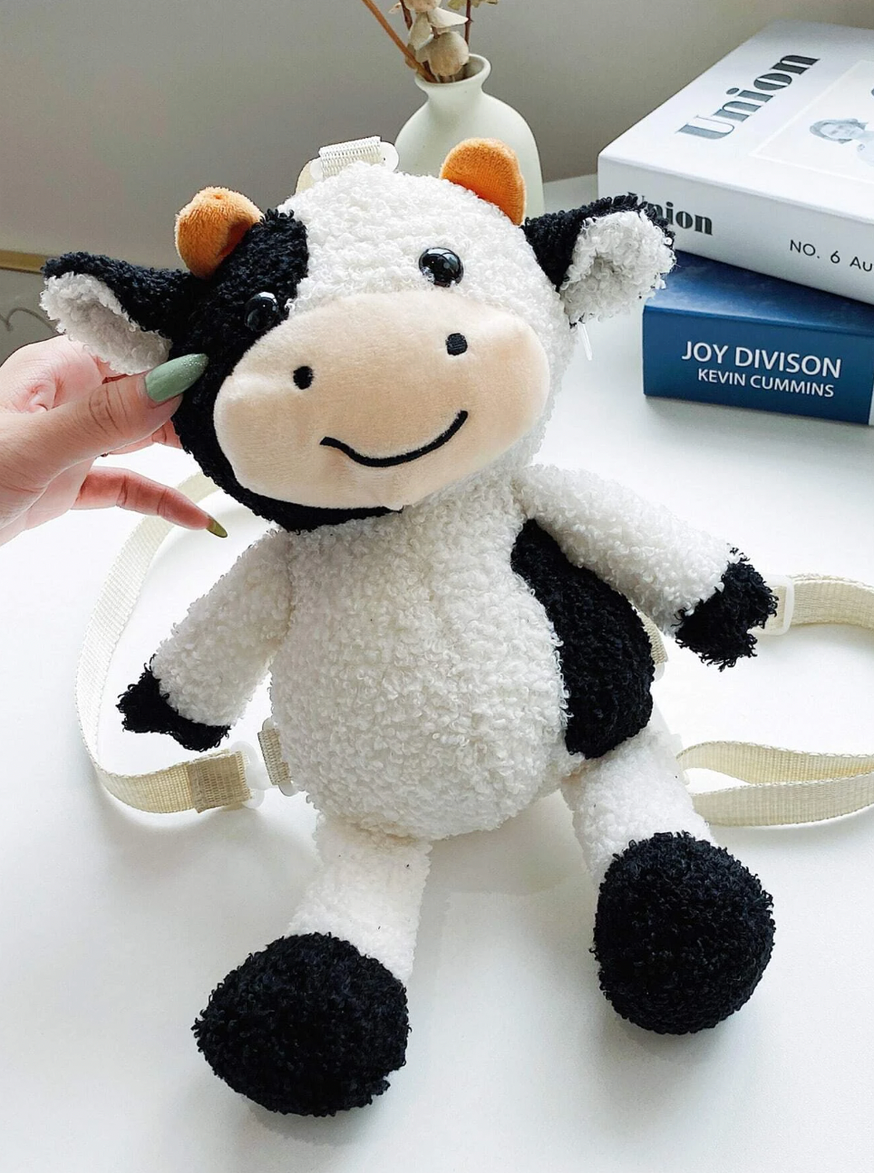 Cute Cow Plushy Crossbody