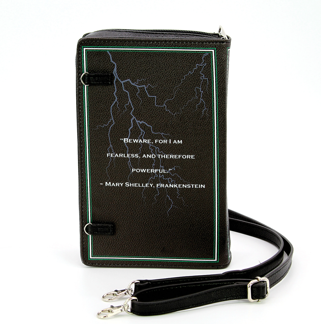 Frankenstein Book Design Crossbody