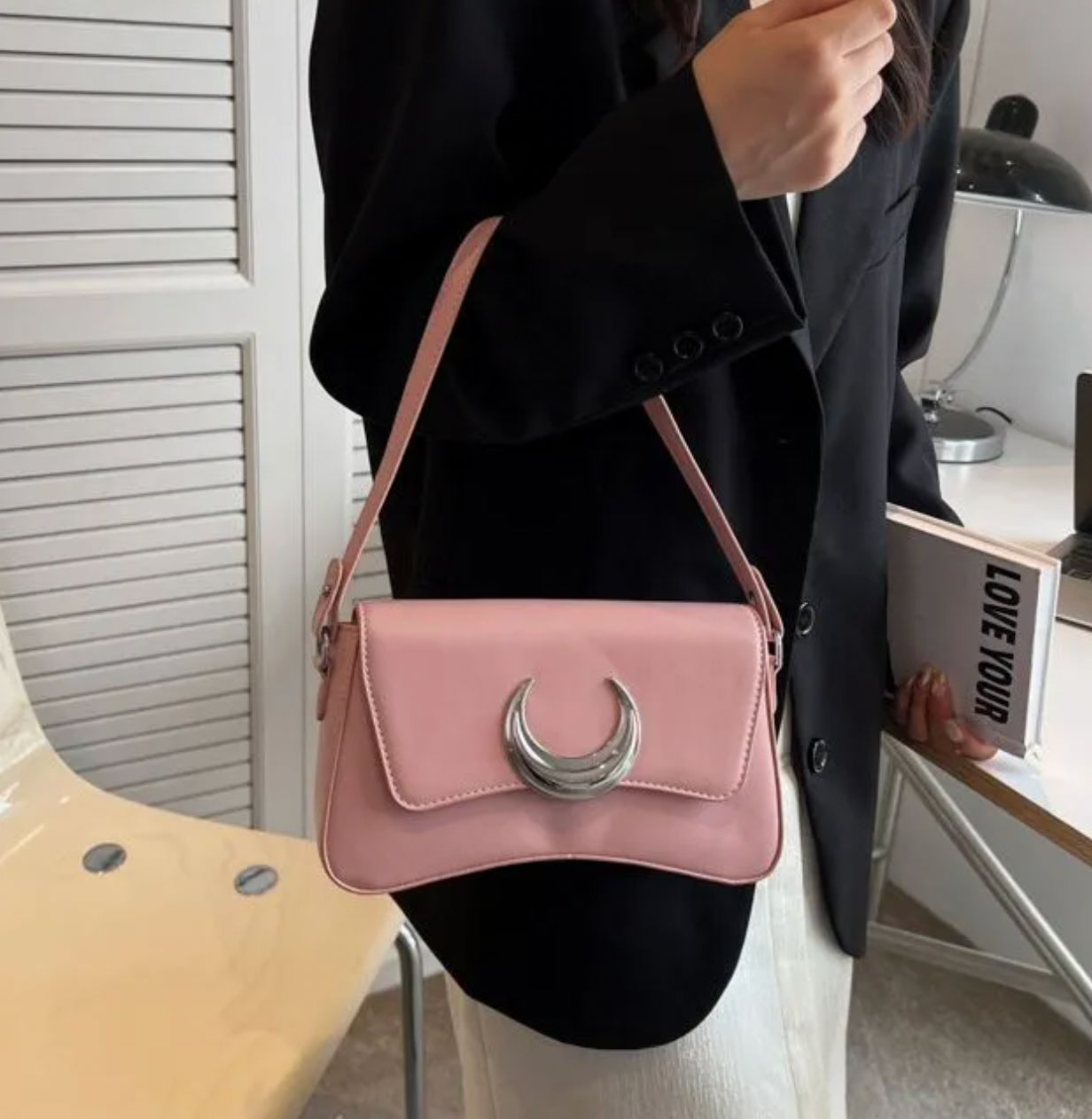 Moonlight Crossbody Peach Toned
