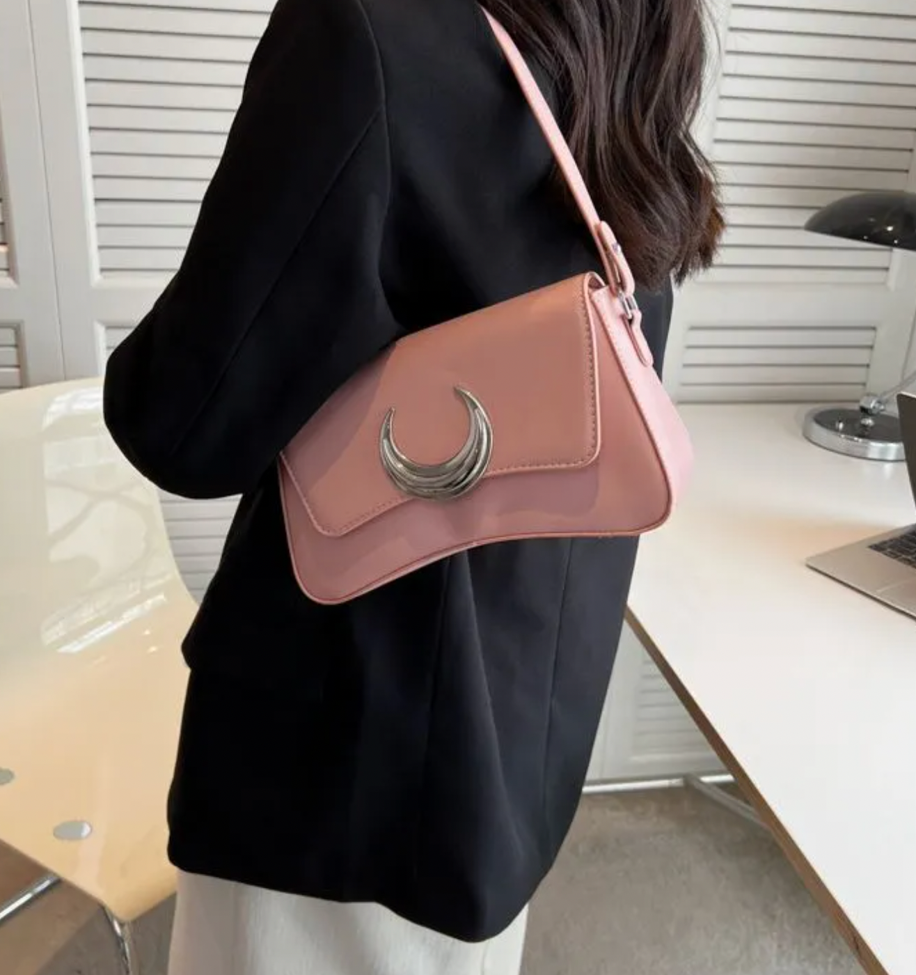 Moonlight Crossbody Peach Toned