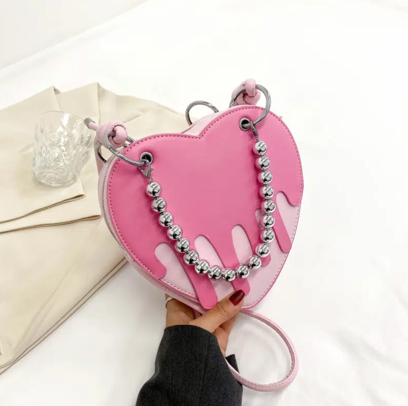 Melt My Heart Crossbody Pink