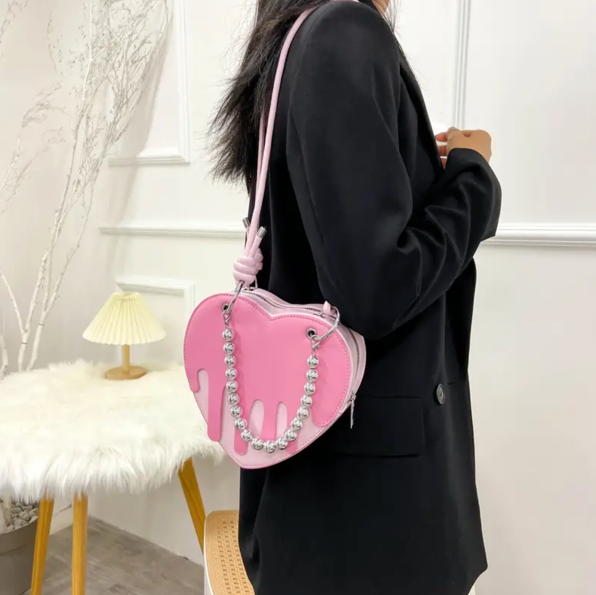 Melt My Heart Crossbody Pink