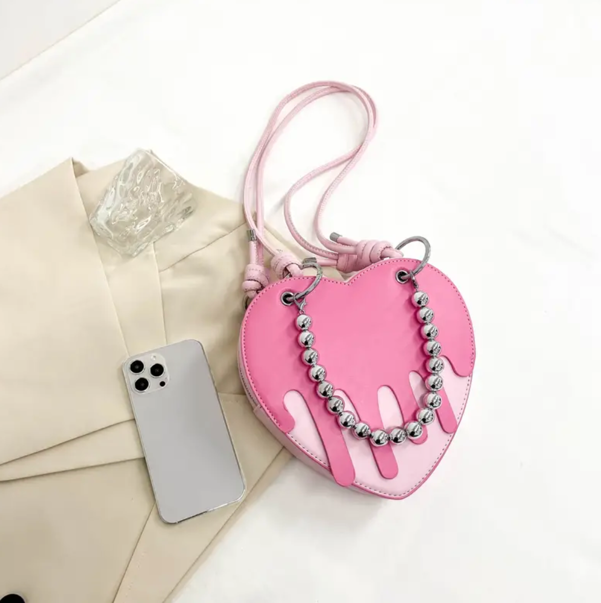 Melt My Heart Crossbody Pink