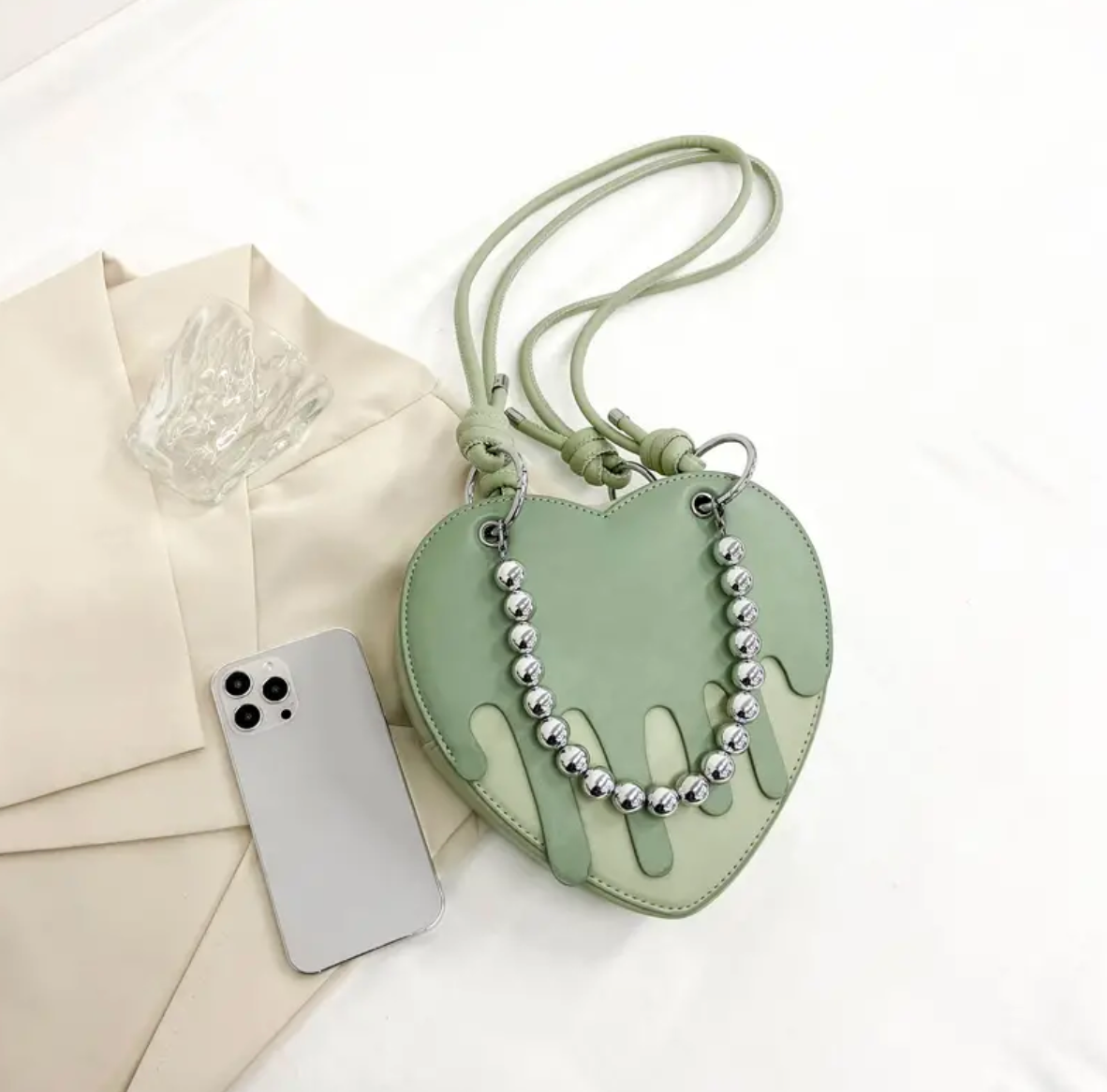 OVER STOCK SALE: Melt My Heart Crossbody Sage