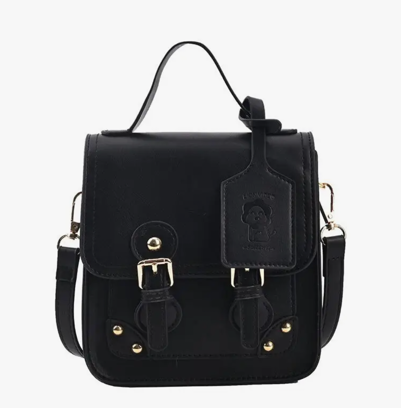 Oxford Style Crossbody Black