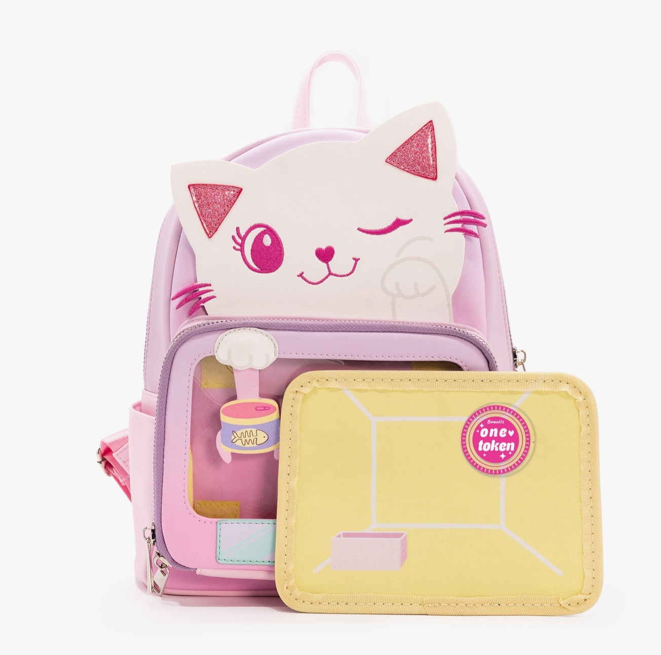 Claw Machine Pin Collector Backpack-Kawaii Kitty
