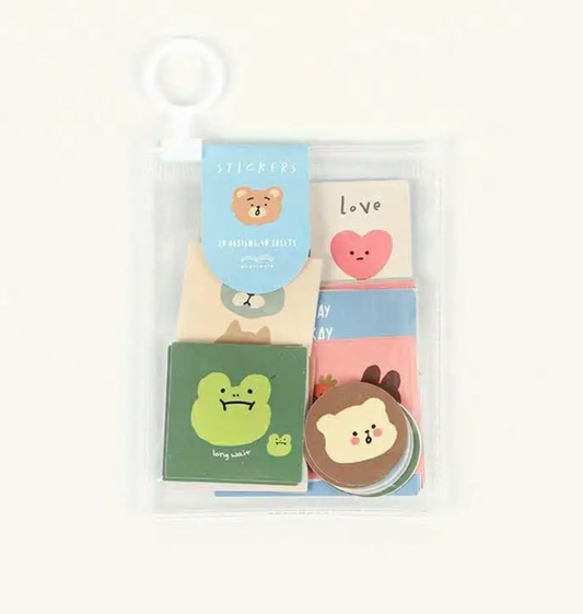 Cute Animals Sticker Pack 40pc