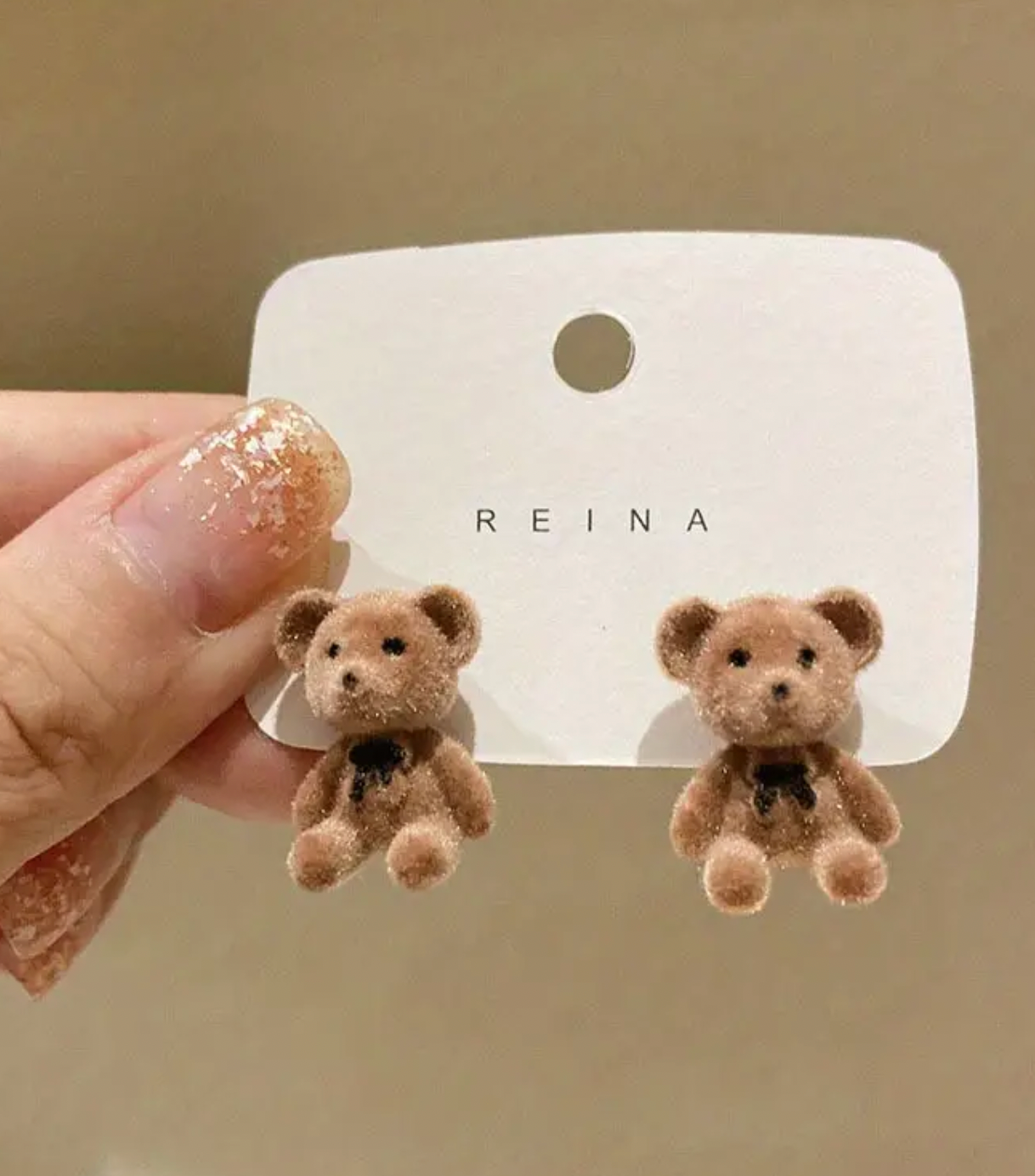 Plush Bunny/Bear Earrings
