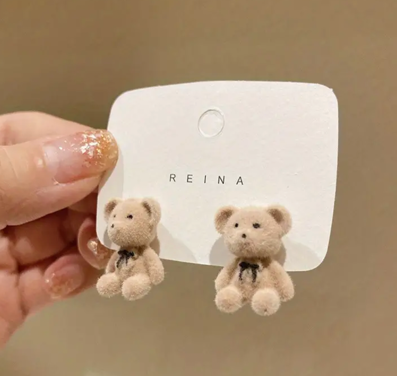 Plush Bunny/Bear Earrings