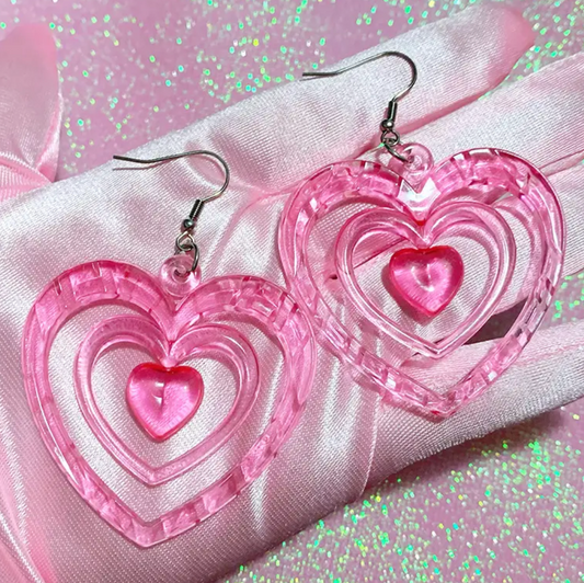 Heart Throb Large Earrings