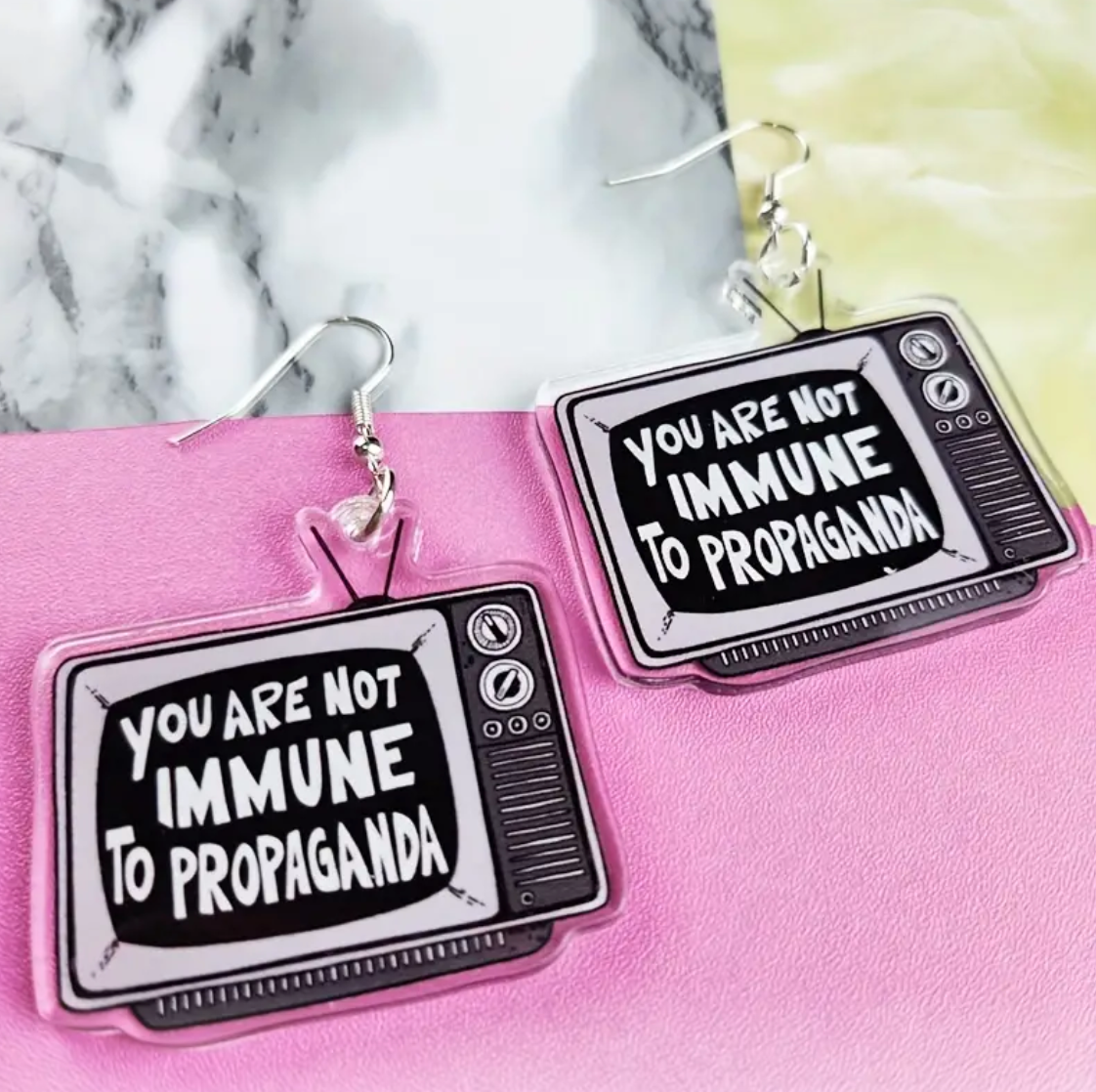 Propaganda TV Earrings