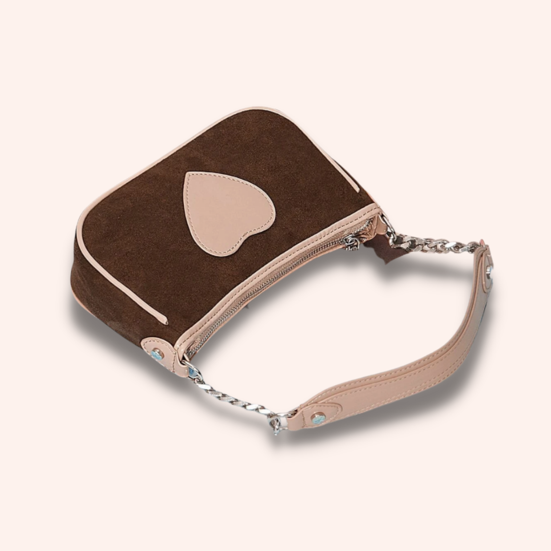 Suede Shoulder Purse