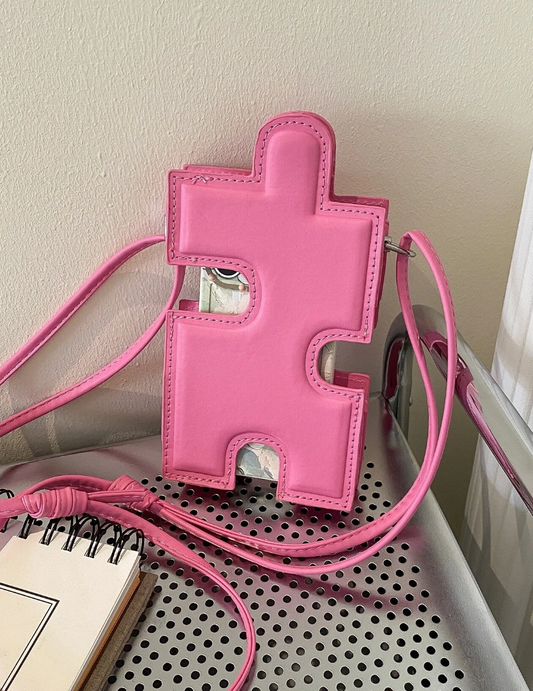 Missing Piece Phone Bag Pink