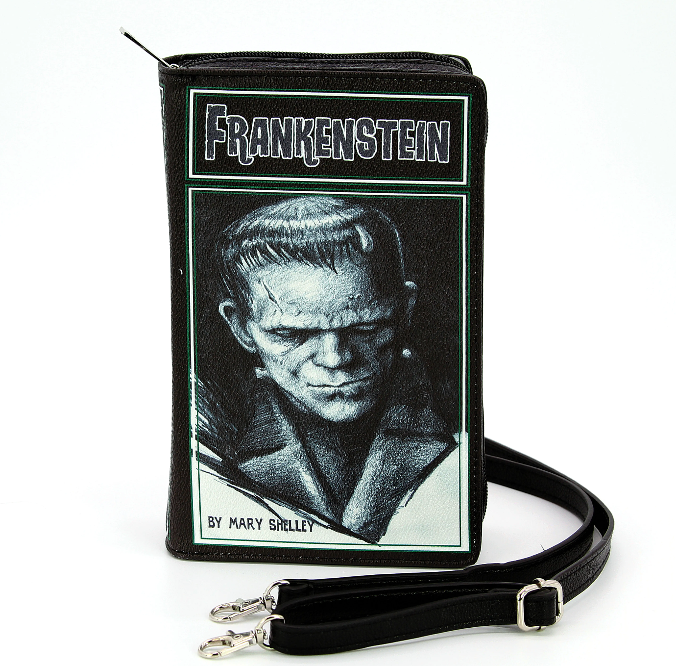 Frankenstein Book Design Crossbody