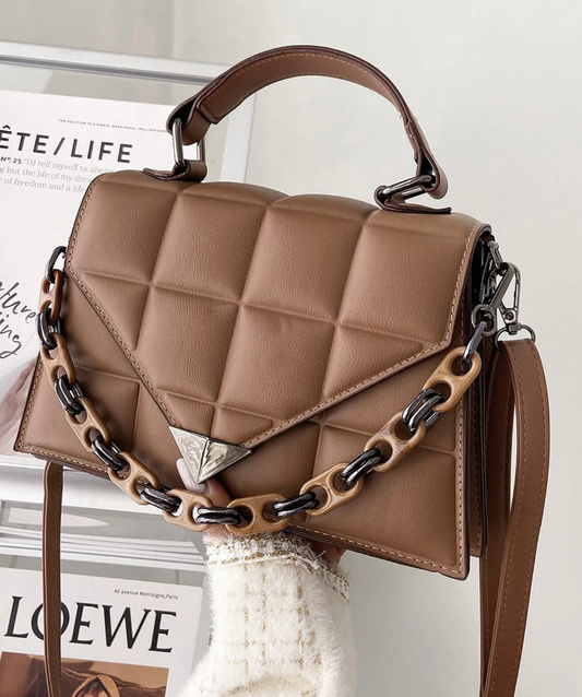 Quilted Envelope Satchel